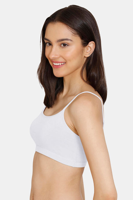 Zivame Girls Double Layered Non Wired Full Coverage Slip-on Beginner Bra (Pack of 2) - Multicolor — image 2